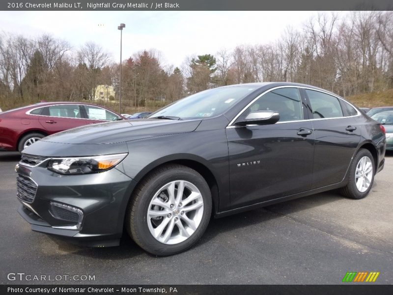 Nightfall Gray Metallic / Jet Black 2016 Chevrolet Malibu LT