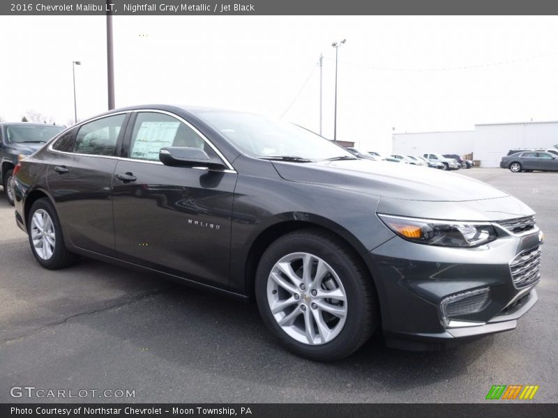 Nightfall Gray Metallic / Jet Black 2016 Chevrolet Malibu LT