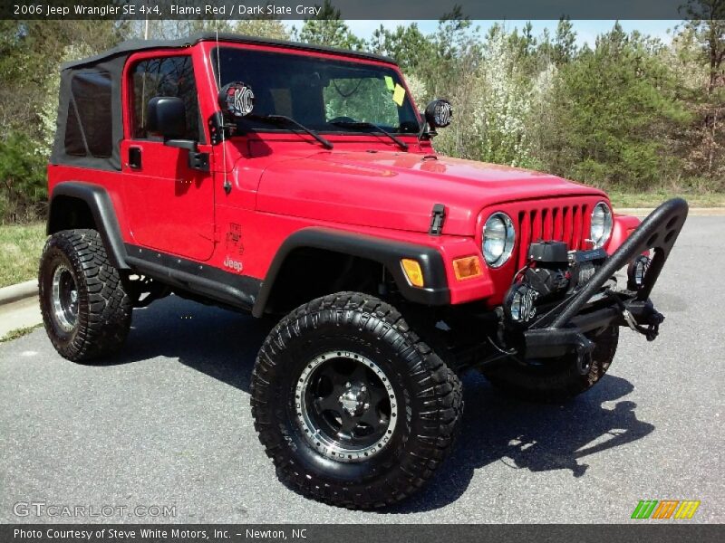 Flame Red / Dark Slate Gray 2006 Jeep Wrangler SE 4x4