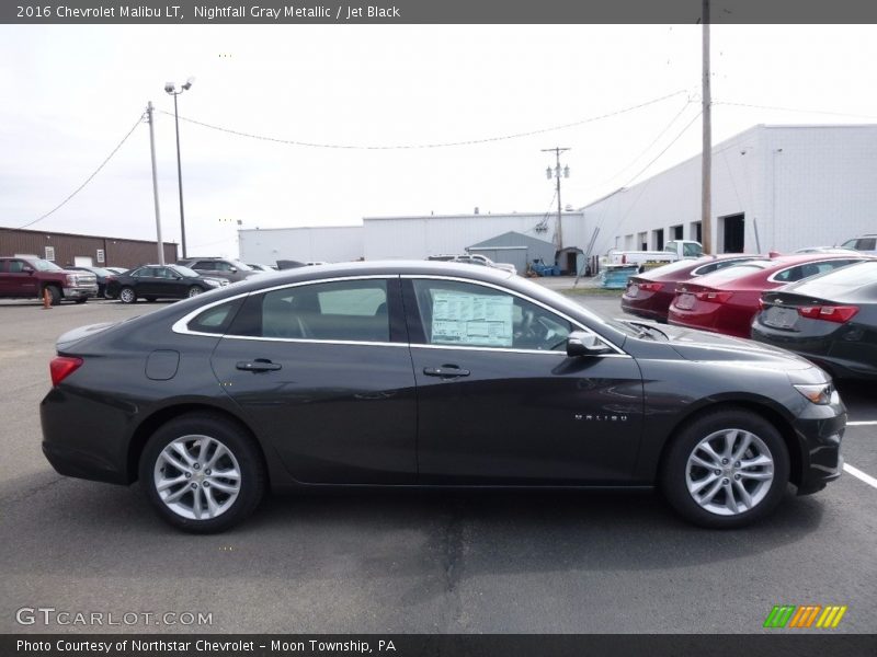 Nightfall Gray Metallic / Jet Black 2016 Chevrolet Malibu LT