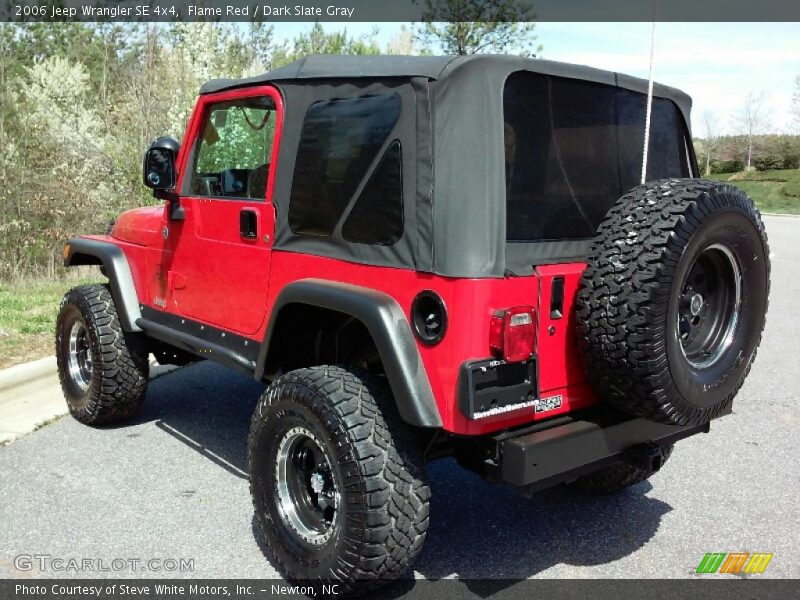 Flame Red / Dark Slate Gray 2006 Jeep Wrangler SE 4x4