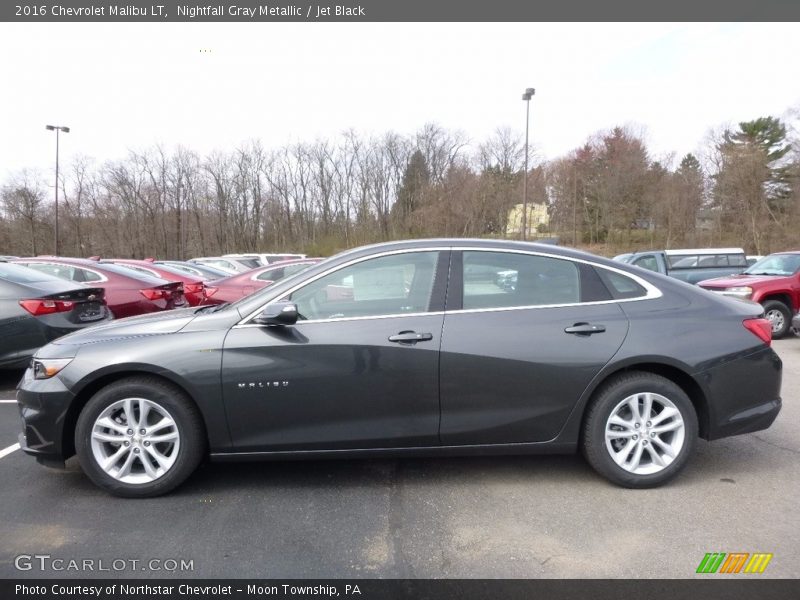 Nightfall Gray Metallic / Jet Black 2016 Chevrolet Malibu LT