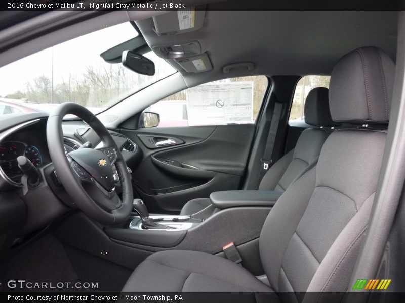 Nightfall Gray Metallic / Jet Black 2016 Chevrolet Malibu LT