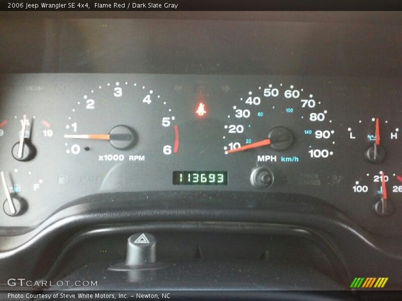 Flame Red / Dark Slate Gray 2006 Jeep Wrangler SE 4x4