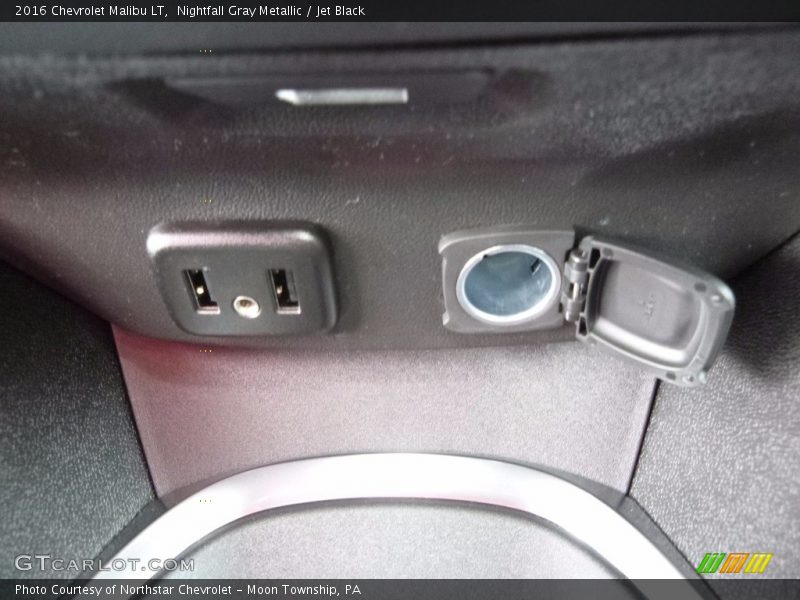 Nightfall Gray Metallic / Jet Black 2016 Chevrolet Malibu LT
