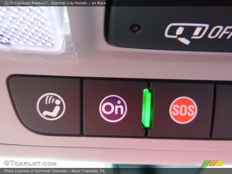 Nightfall Gray Metallic / Jet Black 2016 Chevrolet Malibu LT