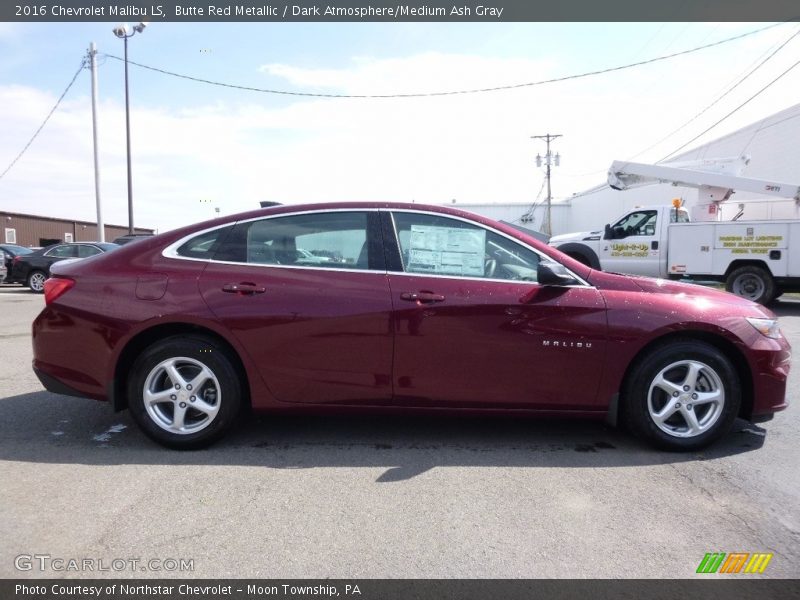Butte Red Metallic / Dark Atmosphere/Medium Ash Gray 2016 Chevrolet Malibu LS