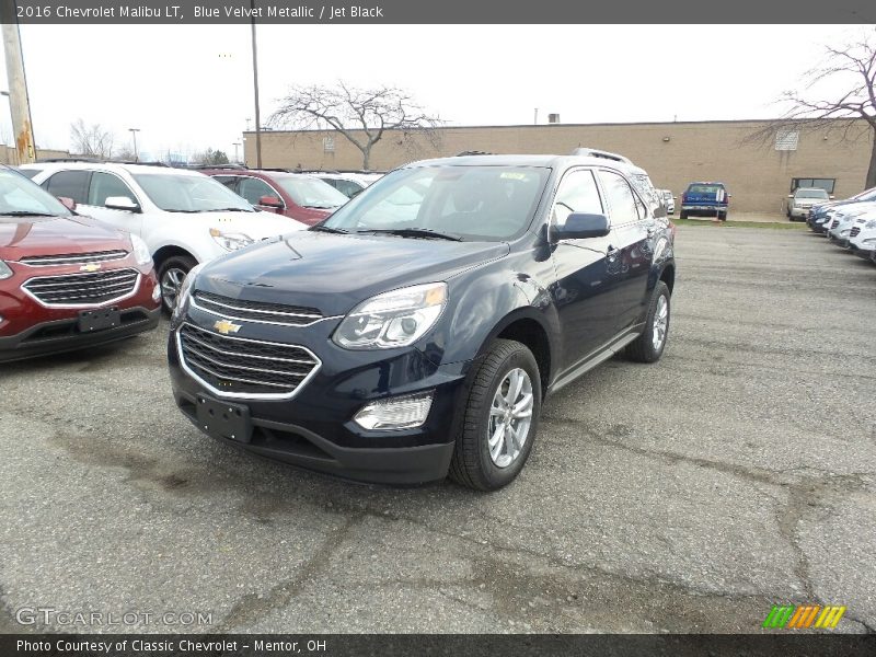Blue Velvet Metallic / Jet Black 2016 Chevrolet Malibu LT