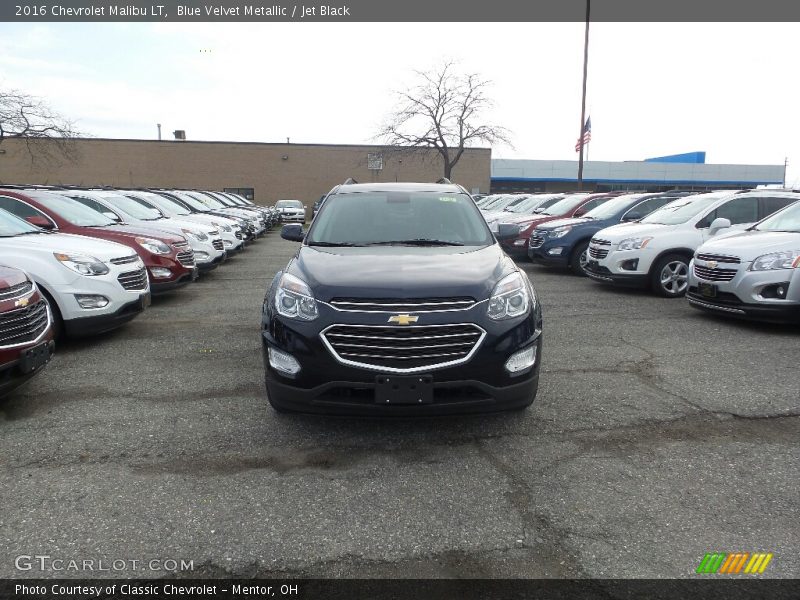 Blue Velvet Metallic / Jet Black 2016 Chevrolet Malibu LT