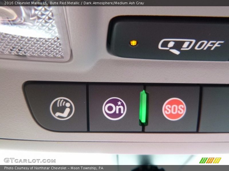 Butte Red Metallic / Dark Atmosphere/Medium Ash Gray 2016 Chevrolet Malibu LS