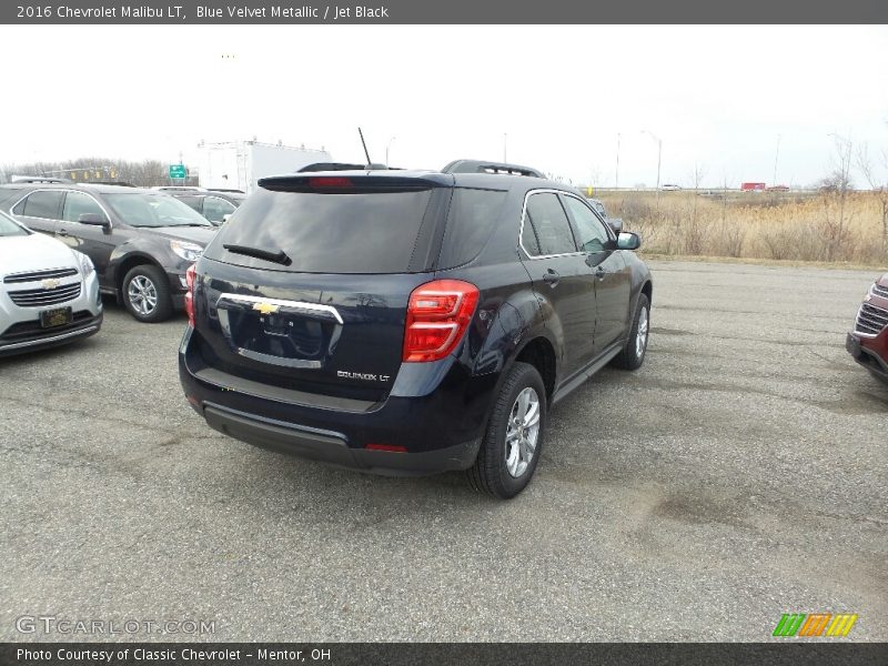 Blue Velvet Metallic / Jet Black 2016 Chevrolet Malibu LT