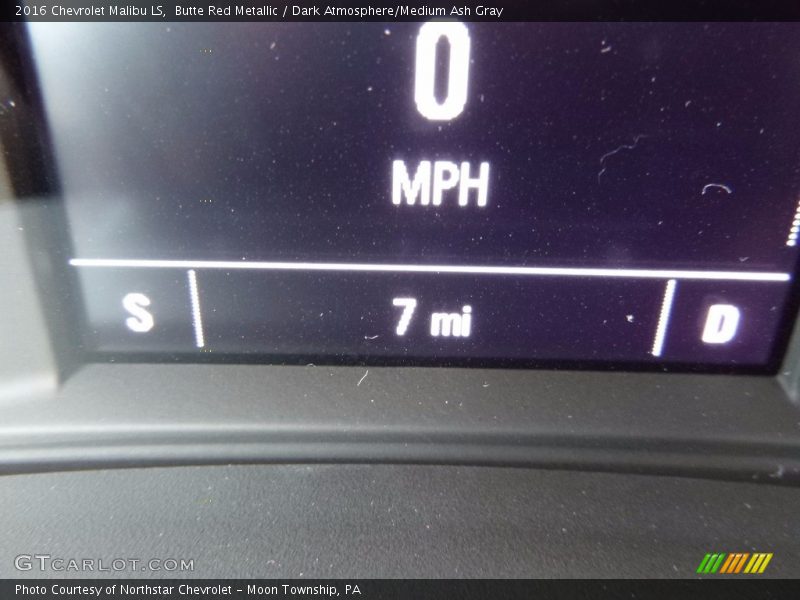 Butte Red Metallic / Dark Atmosphere/Medium Ash Gray 2016 Chevrolet Malibu LS