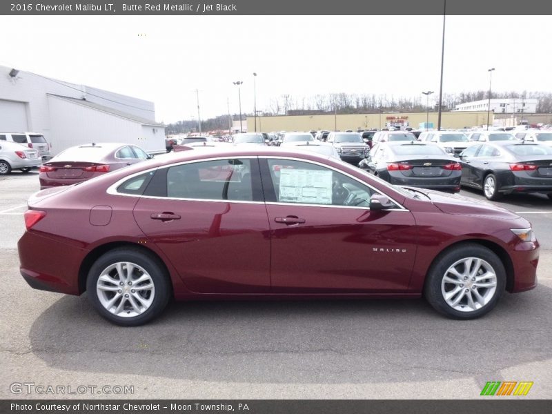 Butte Red Metallic / Jet Black 2016 Chevrolet Malibu LT
