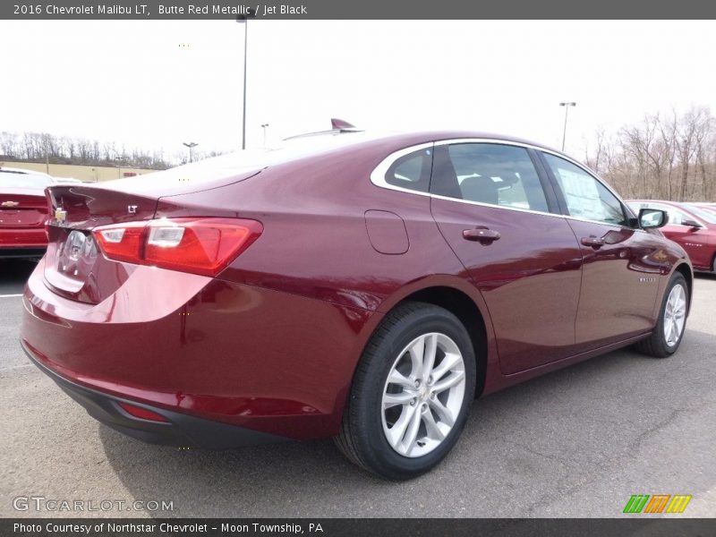 Butte Red Metallic / Jet Black 2016 Chevrolet Malibu LT