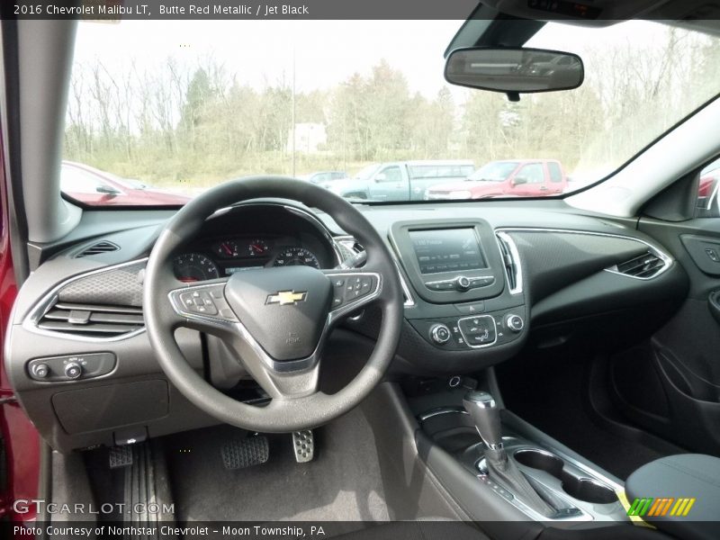 Butte Red Metallic / Jet Black 2016 Chevrolet Malibu LT
