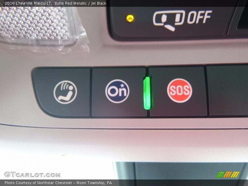 Butte Red Metallic / Jet Black 2016 Chevrolet Malibu LT