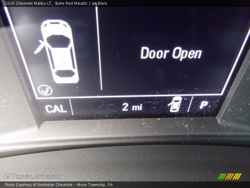 Butte Red Metallic / Jet Black 2016 Chevrolet Malibu LT