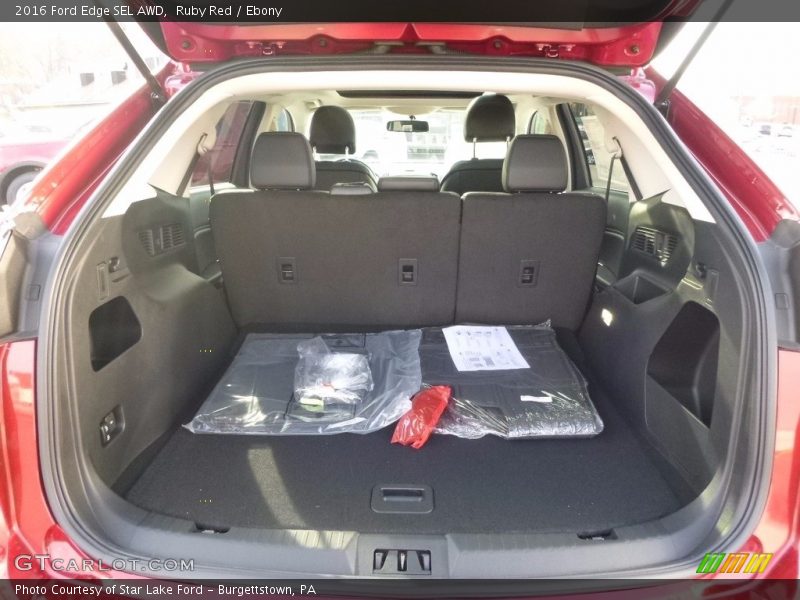Ruby Red / Ebony 2016 Ford Edge SEL AWD