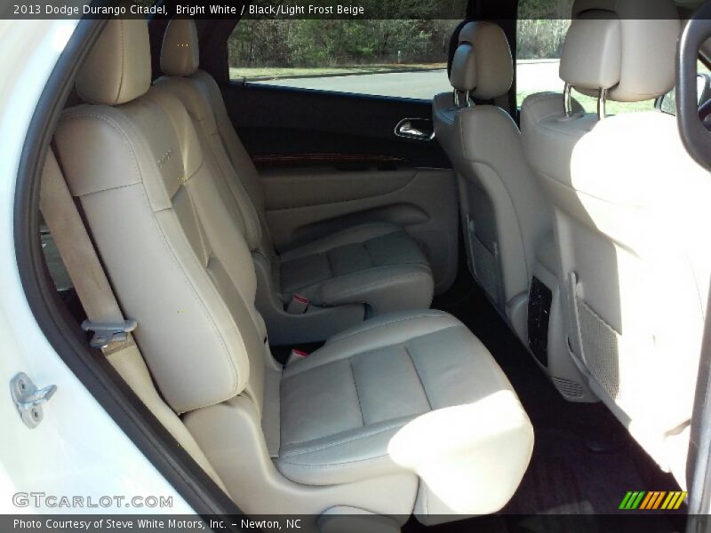 Bright White / Black/Light Frost Beige 2013 Dodge Durango Citadel