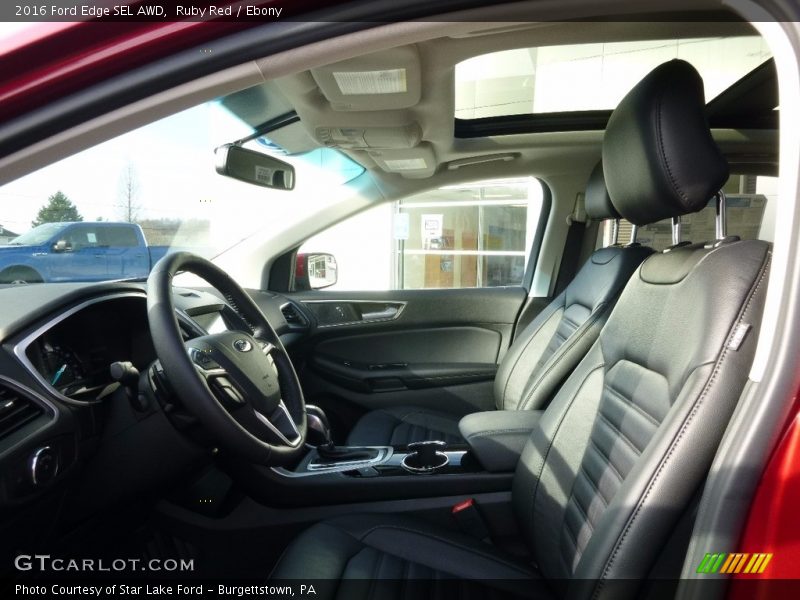 Ruby Red / Ebony 2016 Ford Edge SEL AWD