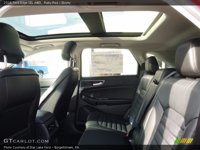 Ruby Red / Ebony 2016 Ford Edge SEL AWD