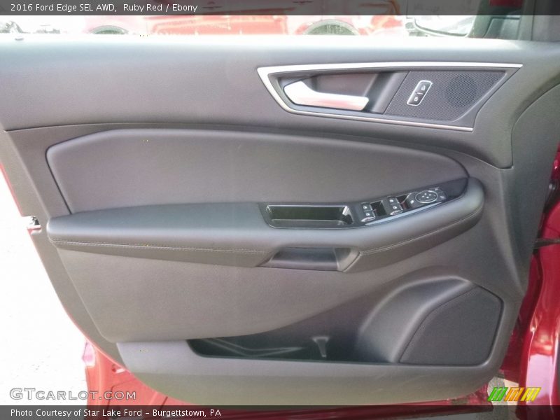 Ruby Red / Ebony 2016 Ford Edge SEL AWD