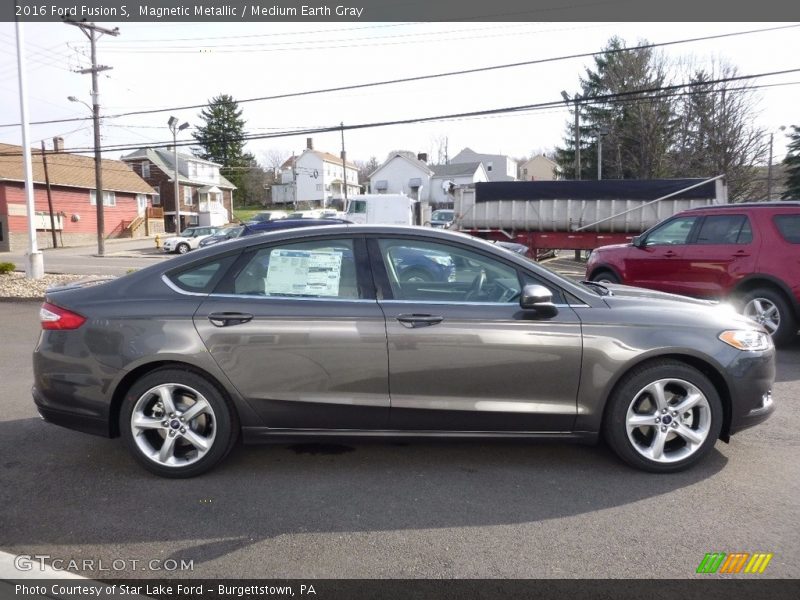 Magnetic Metallic / Medium Earth Gray 2016 Ford Fusion S