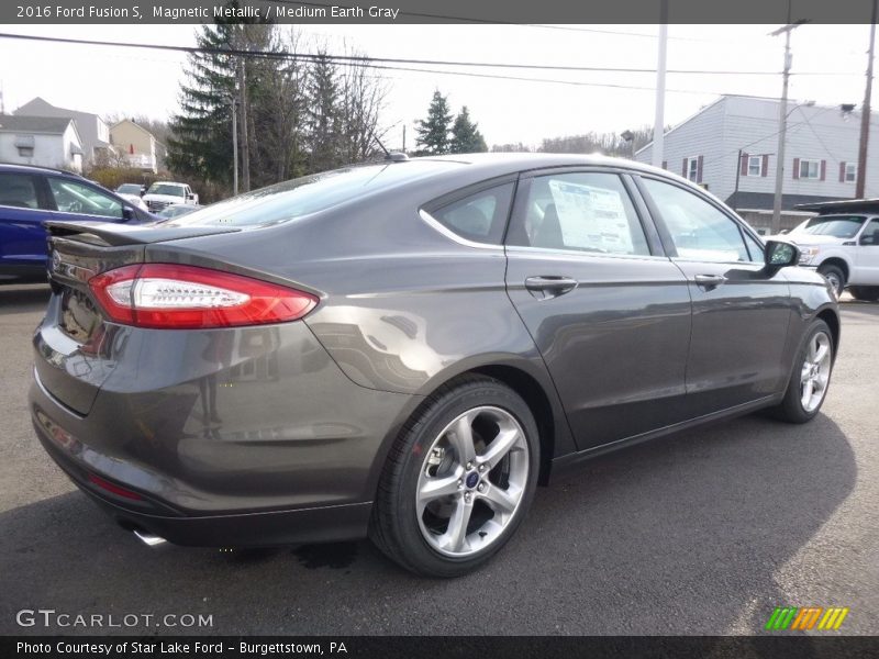 Magnetic Metallic / Medium Earth Gray 2016 Ford Fusion S