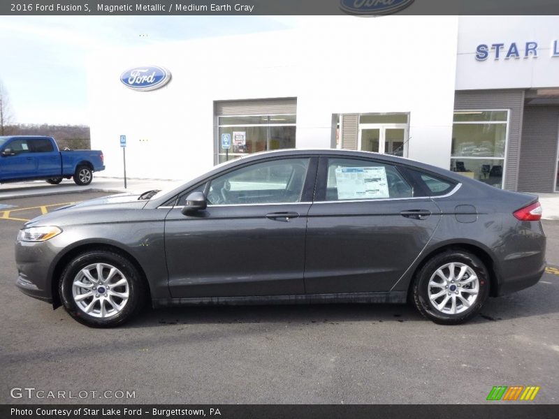 Magnetic Metallic / Medium Earth Gray 2016 Ford Fusion S
