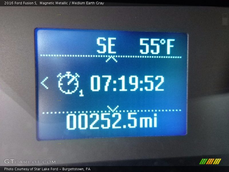 Magnetic Metallic / Medium Earth Gray 2016 Ford Fusion S