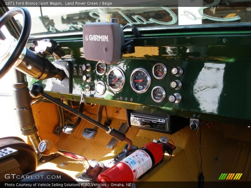 Dashboard of 1971 Bronco Sport Wagon