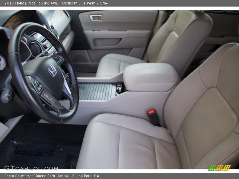 Obsidian Blue Pearl / Gray 2013 Honda Pilot Touring 4WD
