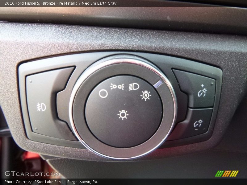 Bronze Fire Metallic / Medium Earth Gray 2016 Ford Fusion S