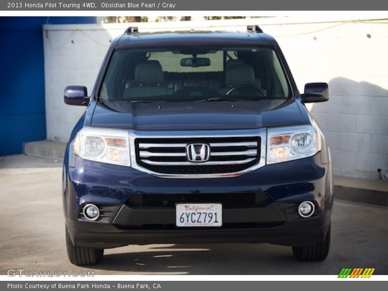 Obsidian Blue Pearl / Gray 2013 Honda Pilot Touring 4WD