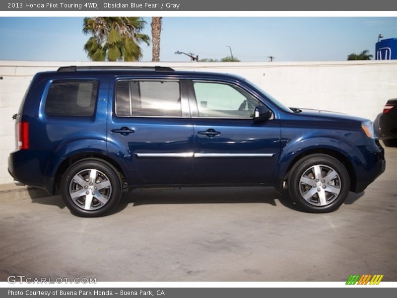 Obsidian Blue Pearl / Gray 2013 Honda Pilot Touring 4WD