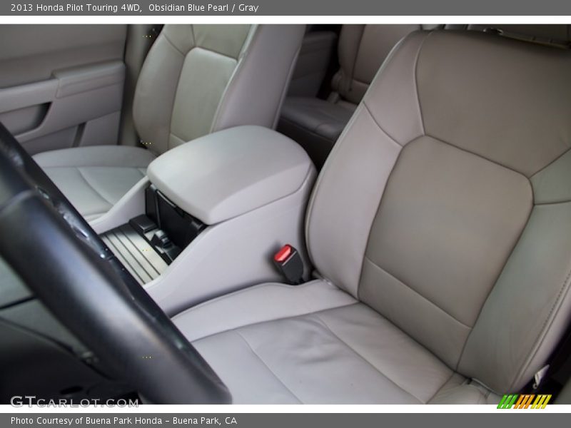 Obsidian Blue Pearl / Gray 2013 Honda Pilot Touring 4WD