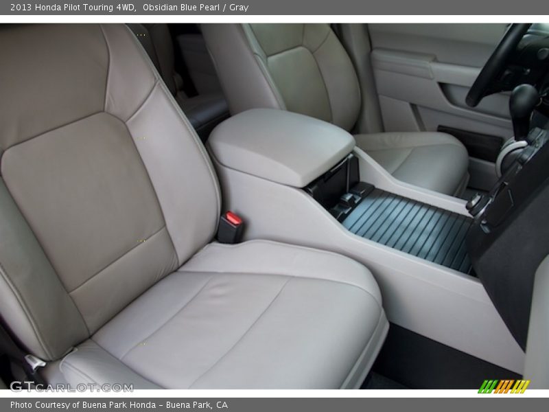 Obsidian Blue Pearl / Gray 2013 Honda Pilot Touring 4WD