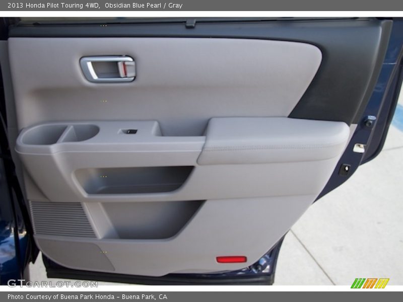 Obsidian Blue Pearl / Gray 2013 Honda Pilot Touring 4WD