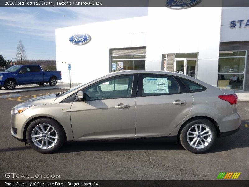 Tectonic / Charcoal Black 2016 Ford Focus SE Sedan