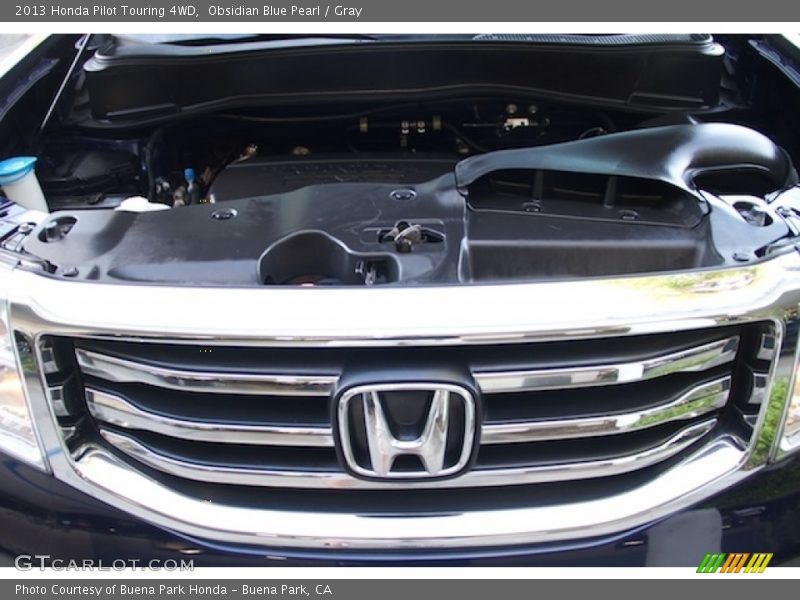 Obsidian Blue Pearl / Gray 2013 Honda Pilot Touring 4WD