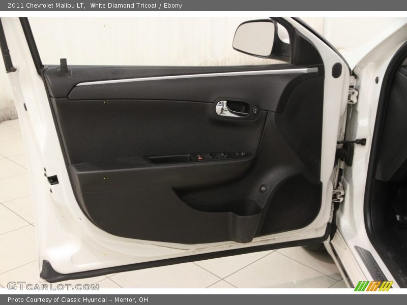 White Diamond Tricoat / Ebony 2011 Chevrolet Malibu LT