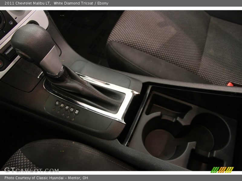 White Diamond Tricoat / Ebony 2011 Chevrolet Malibu LT