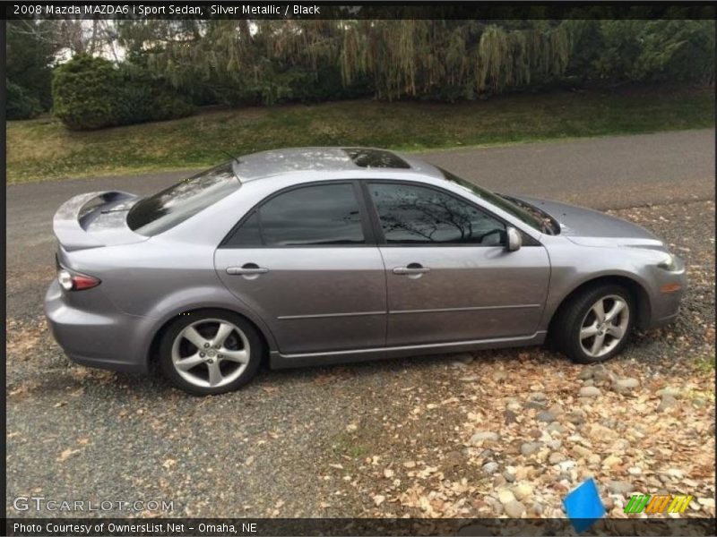 Silver Metallic / Black 2008 Mazda MAZDA6 i Sport Sedan