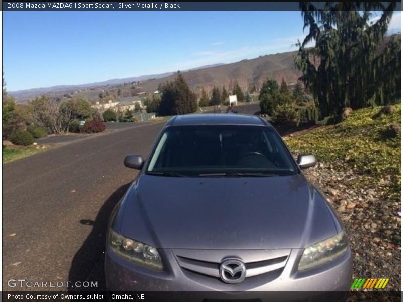Silver Metallic / Black 2008 Mazda MAZDA6 i Sport Sedan