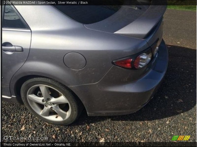 Silver Metallic / Black 2008 Mazda MAZDA6 i Sport Sedan