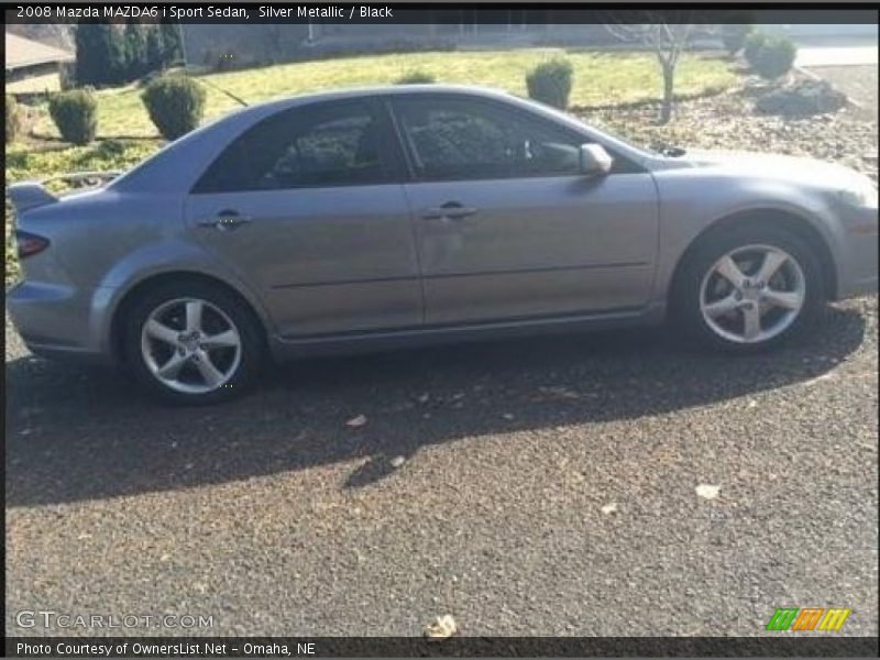 Silver Metallic / Black 2008 Mazda MAZDA6 i Sport Sedan