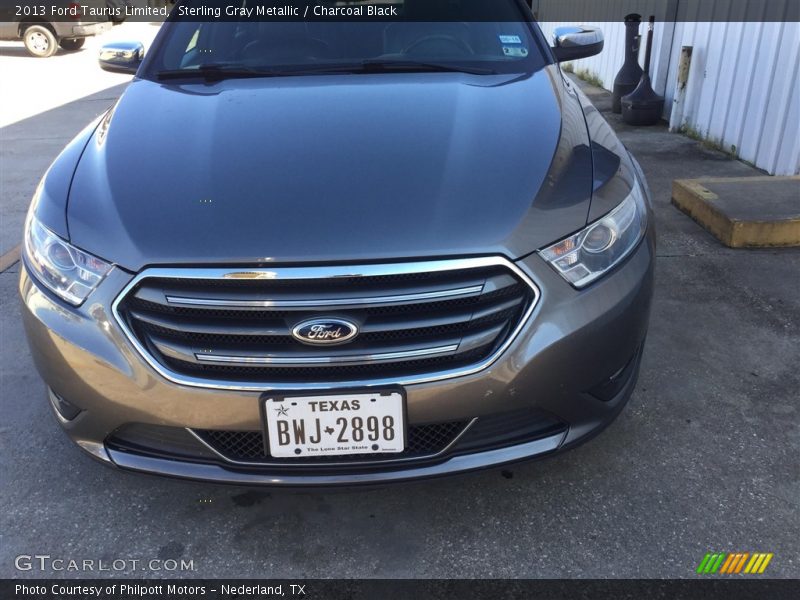 Sterling Gray Metallic / Charcoal Black 2013 Ford Taurus Limited