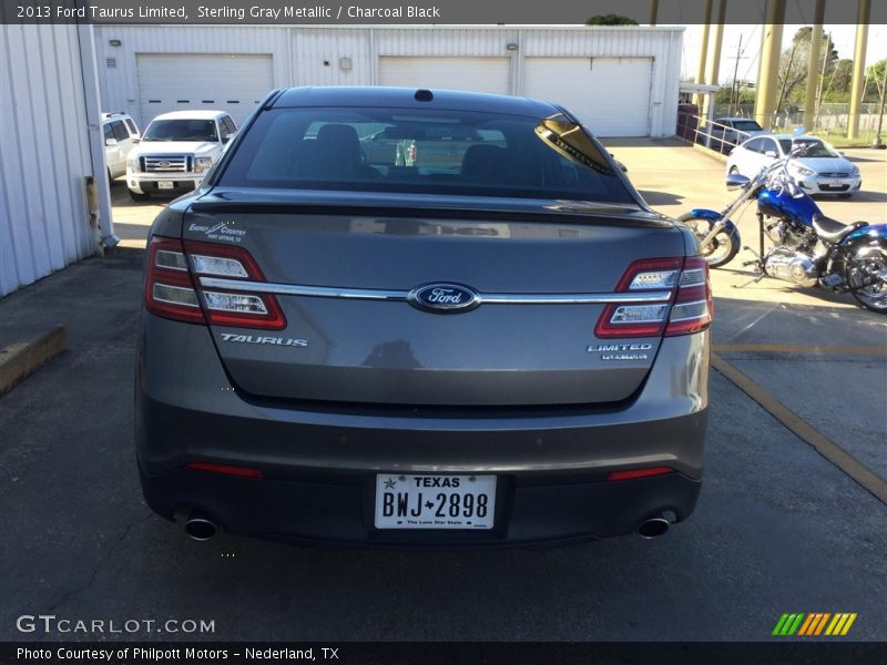 Sterling Gray Metallic / Charcoal Black 2013 Ford Taurus Limited
