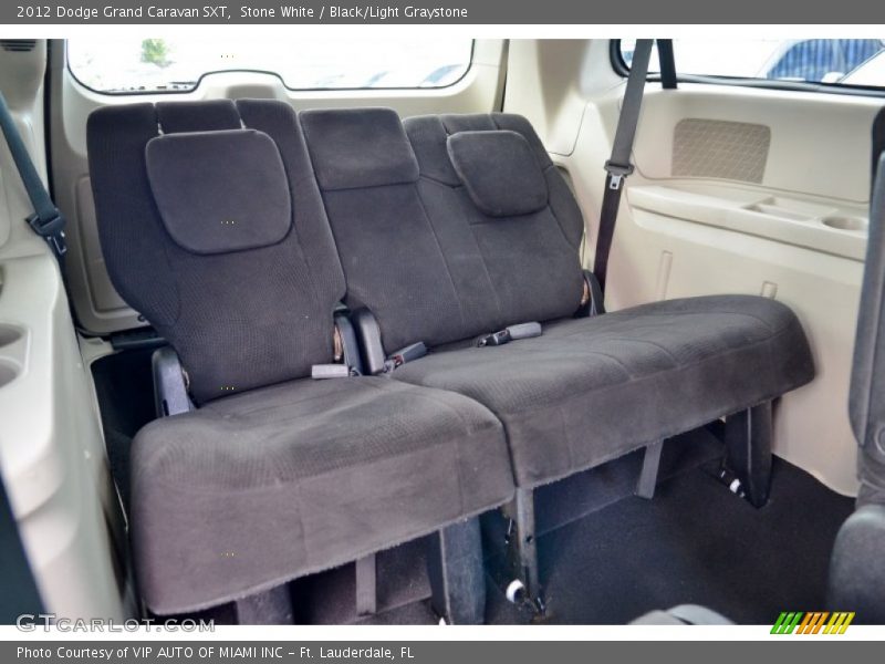 Stone White / Black/Light Graystone 2012 Dodge Grand Caravan SXT