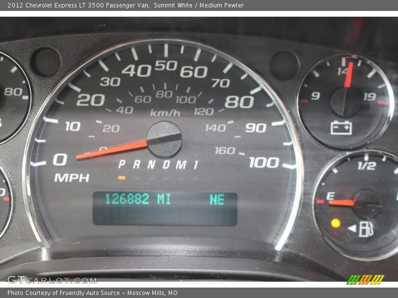 Summit White / Medium Pewter 2012 Chevrolet Express LT 3500 Passenger Van